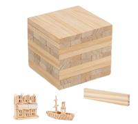 Vastsea 35 Pezzi Blocchi Costruzioni Legno, Blocchi di Legno per Bricolage e Decorazioni, Cubi Legno da Decorare, per Costruzioni e Rivestim, per Progetti di Bricolage e Deco