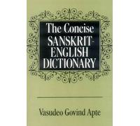 Vasudeo Govind Apte Concise Sanskrit-English Dictionary (Tascabile)