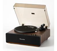 VATAVION Giradischi in vinile, giradischi ad alta fedeltà con trasmissione a cinghia per dischi in vinile 33/45 giri/min, con cartuccia MM AT-3600L, preamplificatore phono, giradischi Bluetooth con
