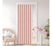 Vatge - Tende a soffietto per stanza di una ragazza, tenda per ante dell’armadio, lunghezza 203 cm, offre privacy, divisorio per stanze e armadi aperti, 1 pannello con fermatenda, 99 x 198 cm, rosa