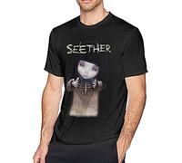 Vatica Seether Finding Beauty in Negative Spaces Men's T-Shirt Unisex Black Tee M