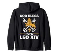 Vatican Pope Leo XIV - God Bless Pope Leo XIV Felpa con Cappuccio