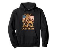 Vatican Pope Leo XIV - God Bless Pope Leo XIV Felpa con Cappuccio