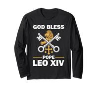 Vatican Pope Leo XIV - God Bless Pope Leo XIV Maglia a Manica