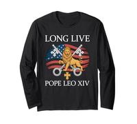 Vatican Pope Leo XIV - Long Live Pope Leo XIV Maglia a Manica