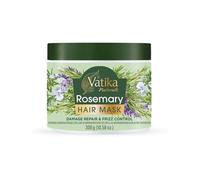 Vatika - Maschera naturale per capelli al rosmarino, 300 ml, nutrimento profondo, maschera per capelli antiforfora, favorisce la crescita dei capelli, nutre e condiziona i capelli, olio di rosmarino