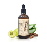 Vatika Naturals Olio per capelli rinforzante e nutriente I 90 ml I Olio per capelli vegano ayurvedico con amla, bhringraj, aloe, anantmool per capelli forti, lisci e sani