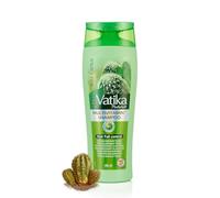Vatika Naturals Shampoo per il controllo della perdita dei capelli multivitaminici, 400 ml, per capelli deboli e opachi, arricchito con cactus & Georgia