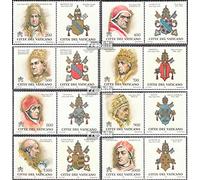 Vatikanstadt 1234Zf-1241Zf con Allunga (Completa Edizione) MNH ** MNH 1998 Il Papi (Francobolli per i Collezionisti) Cristianesimo