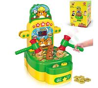 VATOS Acchiappa la Talpa, Mini Gioco elettronico Arcade, Gioco con 2 martelli, Gioco interattivo per Lo Sviluppo educativo per Bambini e Ragazzi di età 3 4 5 6 Anni