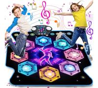 VATOS Giocattolo da Ballo per Bambini - Giocattolo Musicale da Ballo elettronico con 8 Tasti LED per Bambini dai 4 agli 8 Anni, Ottimi Regali di Compleanno per Bambine e Bambini dai 3 ai 12 Anni