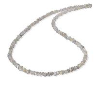 Vatslacreations Collana grezza grezza non tagliata del diamante per il regalo con l'argento sterlina 925 con la serratura dell'aragosta, Pietra, Diamante