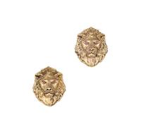 Vatslacreations Gemelli per uomo-moda uomo camicia vintage gemelli per regolare matrimonio business accessori || Vintage ottone The Lion-King gemelli per uomo