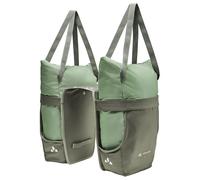 VAUDE Borsa da bicicletta TwinShopper – doppia 44 litri, utilizzabili singolarmente – Verde