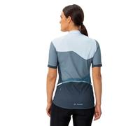 Vaude Bike Maglia A Maniche Corte Posta Full Zip Iii Nordic Blue
