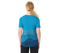 Vaude Bike Moab Vi Short Sleeve T-shirt Blu 40 / Regular Donna Shore Blue