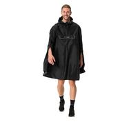 VAUDE Valdipino Poncho, Uomo, Nero, M
