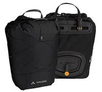 Vaude - Borsa da bicicletta per ruota posteriore - Aqua Back Light Black in Materiale Riciclato - Nero
