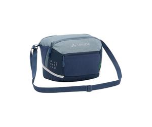 VAUDE Cycle Box - Borsa da manubrio e tracolla Heron, taglia unica | Tasca di sicurezza sul corpo, tasca interna in rete, portachiavi, tracolla ripiegabile, dettagli riflettenti, 370 g