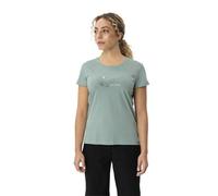 Vaude Cyclist V - T-shirt - donna 46 Green woman Vaude Green Shape,Cotone Organico/Biologico,Made In Eu,Fair Wear Foundation,Grüner Knopf