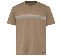 Vaude Bike Cyclist V Short Sleeve T-shirt Marrone L / Regular Uomo Oat