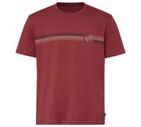 Vaude Bike Cyclist V Short Sleeve T-shirt Rosso L / Regular Uomo