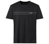 Vaude Bike Cyclist V Short Sleeve T-shirt Nero 2XL Uomo Black / Black