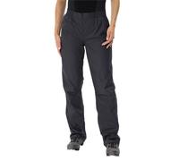 Vaude Women's Drop Pants II, pantaloni antipioggia, donna, nero/nero 44(XXL) black/black
