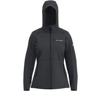 Felpa con cerniera a cappuccio da donna VAUDE Elope Noir 36