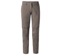 Vaude - Women's Farley Stretch Zip Off Pants II - Pantaloni da trekking 42 - Short marrone