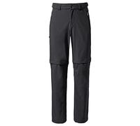 VAUDE Pantaloni da trekking da uomo Farley Stretch T-Zip III Zip-Off nero | 50