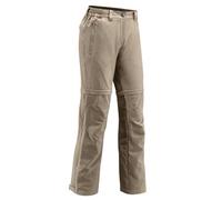 Vaude Farley Pantaloni elasticizzati da donna con cerniera, Marrone fango, 42
