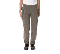 Vaude - Women's Farley Stretch Zip Off T-Zip Pants II - Pantaloni da trekking 34 - Regular grigio/marrone
