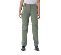 Vaude Farley Stretch II - pantaloni zip-off - donna 40 SHORT Light Green/Light Green woman Pfc-Free,Vaude Green Shape