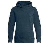 Vaude Tuenno W - felpa in pile - donna I50 D46 Dark Blue woman Cotone Organico/Biologico,Recycled Materials,Vaude Green Shape,Made In Eu