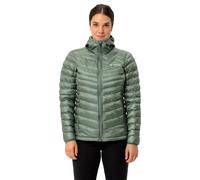 Giacca vaude batura da donna con cappuccio verde