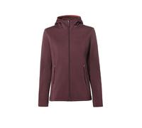 Vaude Wo Idris Fleece Hoody - felpa in pile - donna I38 D34 Dark Red woman Recycled Polyester,Vaude Green Shape,Grüner Knopf