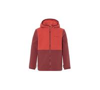 VAUDE Giacca in pile per bambini Pulex II con cappuccio rosso | 158-164