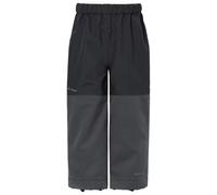 Vaude - Kid's Caprea Rain Pants - Pantaloni antipioggia 98 grigio/nero