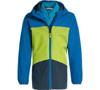 Vaude Kids Escape 3in1 Jacket, giacca invernale, verde/blu 110/116 Radiate/Green