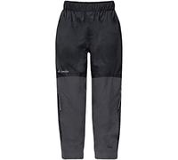 Vaude Kids Escape Pants VI, pantaloni antipioggia, nero 134/140 black uni