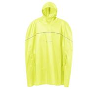 VAUDE Kids Grody Poncho II - Poncho antipioggia per bambini per ciclismo e trekking, impermeabile con passanti per le mani, adatto allo zaino, riflettente, materiale riciclato, made in Germany