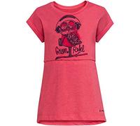 VAUDE Kids Tammar Shirt II Girls, Bright Pink, 104 Maglietta da Bimbo, Unisex Bambini, Bright Pink, 104