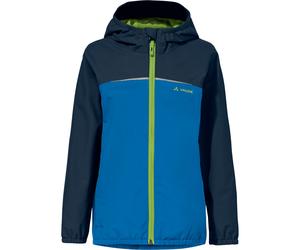 Vaude Kids Turaco Jacket II, giacca impermeabile, blu 110/116 Radiate/Green