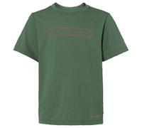 Vaude Bike Print Short Sleeve T-shirt Verde 158-164 cm Bambino