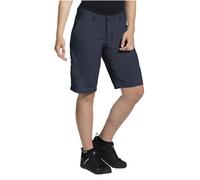 Vaude Ledro - pantaloncino mtb - donna D34 I40 Dark Blue woman Vaude Green Shape