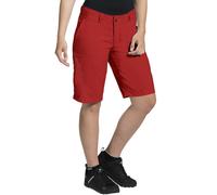 Vaude Ledro - pantaloncino mtb - donna D36 I42 Dark Red woman Vaude Green Shape