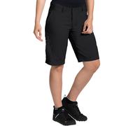 Vaude Ledro Shorts Donna Pantaloncini Ciclismo MTB All Mountain Nero Eclipse