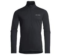 Vaude Maglione con mezza zip Livigno Half Zip II uomo (Dimensione S, Nero)