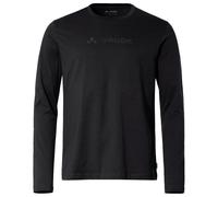 Vaude - Logo L/S T-Shirt - Maglia a manica lunga S nero